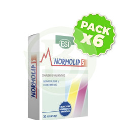 Pack 6x Normolip 5 30 Gélules Esi