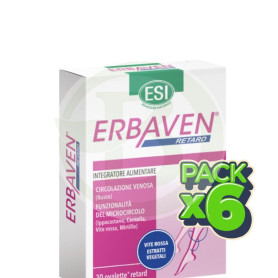 Pack 6x Erbaven Retard 30 Tabletas Esi