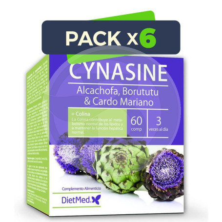Pack 6x Cynasine 60 Comprimidos Dietmed