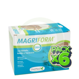 Pack 6x Magriform EMA 20 Bolsitas Infusión Dietmed