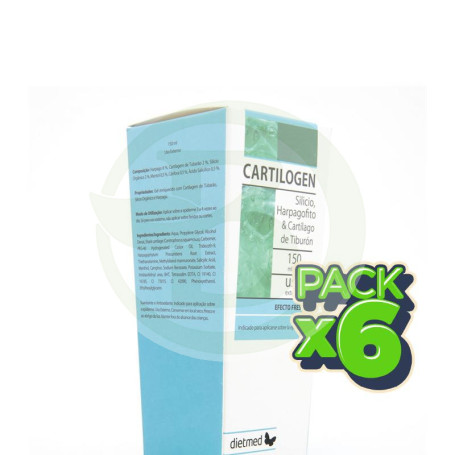 Pack 6x Cartilogen Gel 150Ml. Dietmed