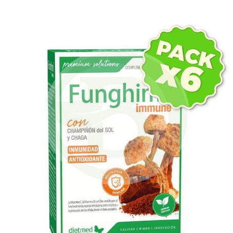 Pack 6x Funghimil Inmune 60 Cápsulas Dietmed