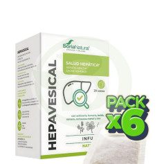 Pack 6x Natusor 1 Hepavesical 20 Filtres Soria Natural