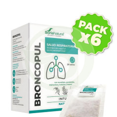 Pack 6x Natusor 25 Broncopul 20 Filtres Soria Natural