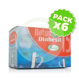 Pack 6x Natusor 15 Diabesil 20 Filtros Soria Natural