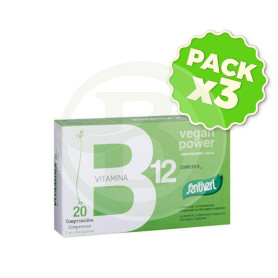 Pack 3x Vitaminas Complex-B12 20 Comprimidos Santiveri