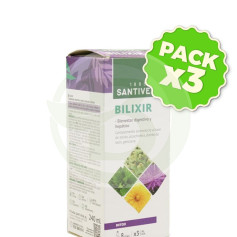 Pack 3x Bilixir Sirop 240Ml. Santiveri