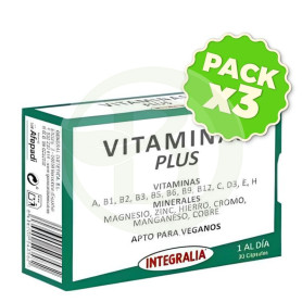Pack 3x Vitaminas Plus Integralia