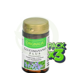 Pack 3x Glucomanano Plus Originalia 60 Gélules Integralia
