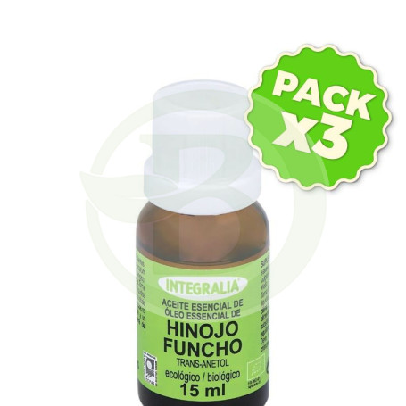 Pack 3x Aceite Esencial De Hinojo Eco 15Ml Integralia