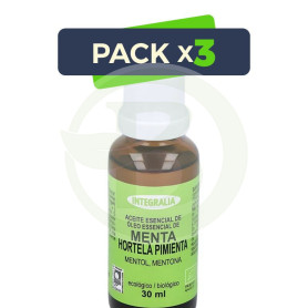 Pack 3x Aceite Esencial De Menta Eco 30Ml Integralia