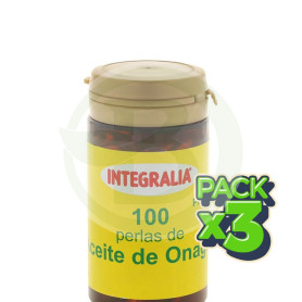 Pack 3x Aceite De Onagra 100 Perlas Integralia