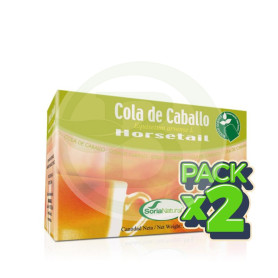 Pack 2x Infusiones de Cola de Caballo 20 Filtros Soria Natural