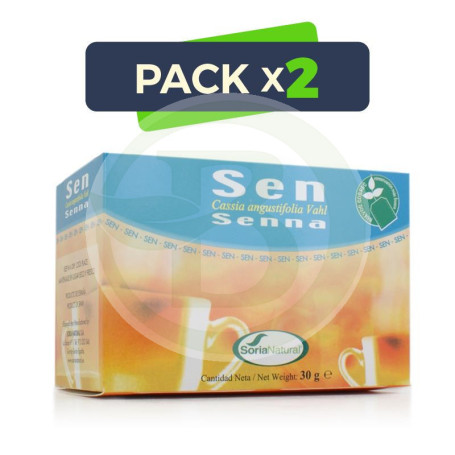 Pack 2x Infusiones de Sen 20 Filtros Soria Natural