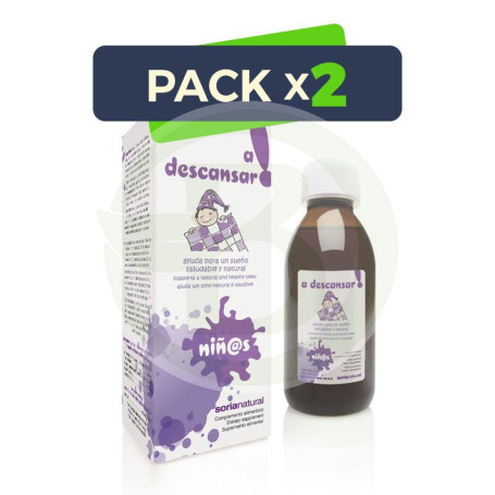Pack 2x A Descansar Jarabe 150Ml. Soria Natural