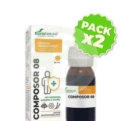 Pack 2x Composeur 08 50Ml Soria Natural