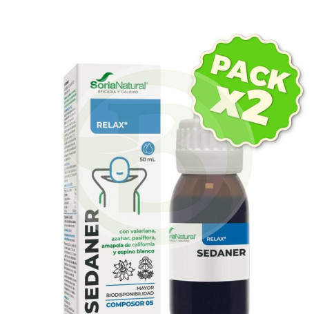 Pack 2x Composor 05 Sedaner 50Ml Soria Natural