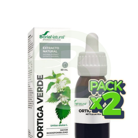Pack 2x Extracto De Ortiga Verde 50Ml Soria Natural