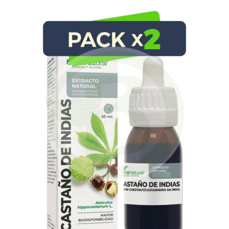 Pack 2x Extracto De Castaño De Indias 50Ml Soria Natural