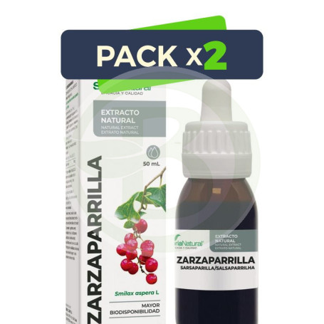 Pack 2x Extracto De Zarzaparrilla 50Ml Soria Natural