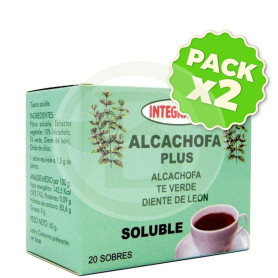 Pack 2x Alcachofa Plus Soluble 20 Sobres Integralia