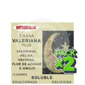 Pack 2x Valeriana Plus 15 Sobres Integralia