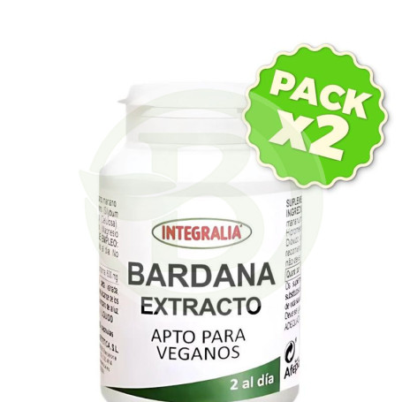 Pack 2x Extracto De Bardana 60 Cápsulas Integralia