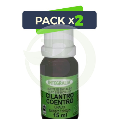 Pack 2x Aceite Esencial De Cilantro Eco 15Ml Integralia