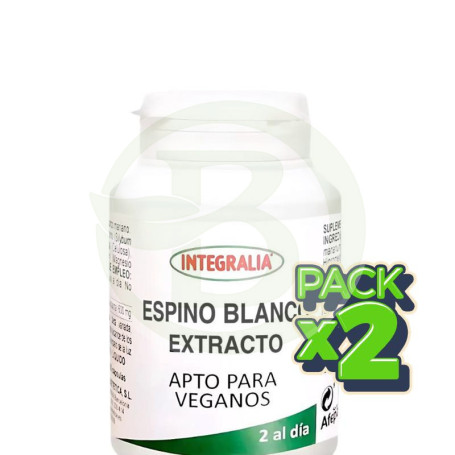 Pack 2x Extracto De Espino Blanco 60 Cápsulas Integralia