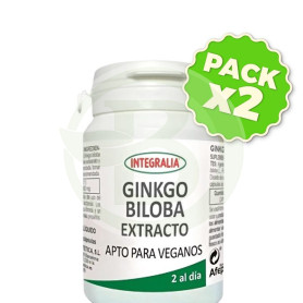 Pack 2x Extracto De Ginkgo 60 Cápsulas Integralia