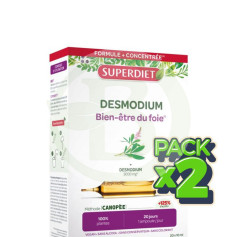 Pack 2x Desmodium 20 Ampoules Superdiet