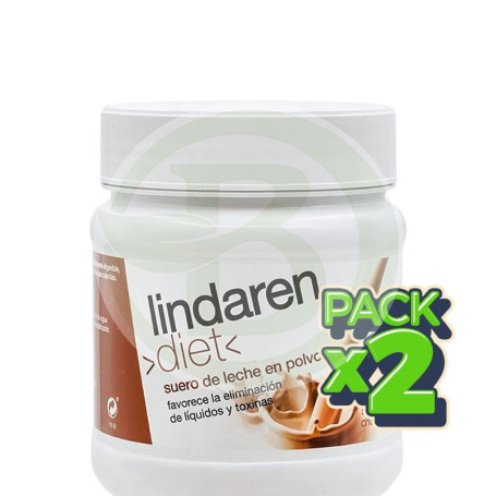 Pack 2x Suero de Leche Chocolate 500Gr. Linda Ren Diet