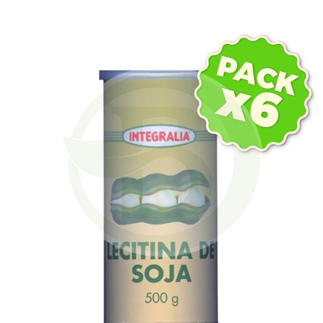 Pack 6x Lecitina de Soja IP 500Gr. Integralia