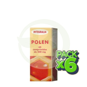 Pack 6x Polen 60 Comprimidos Integralia