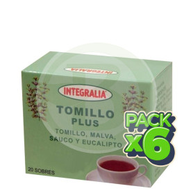 Pack 6x Tomillo Plus 20 Sobres Integralia