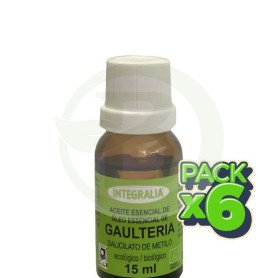 Pack 6x Aceite Esencial De Gaulteria Eco 15Ml Integralia