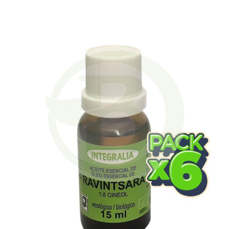 Pack 6x Aceite Esencial De Ravintsara Eco 15Ml Integralia