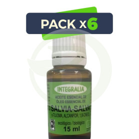 Pack 6x Aceite Esencial De Salvia Eco 15Ml Integralia