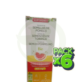 Pack 6x Semillas De Pomelo Bio 100 Ml Superdiet