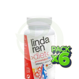 Pack 6x Prometabol Glp 60 Cápsulas Lindaren Diet
