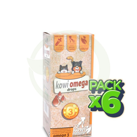 Pack 6x Kowi Omega Drops, 250 Ml Kowi Nature