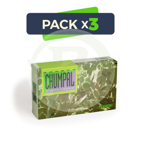 Pack 3x Chumpal 20 Ampollas Plantis