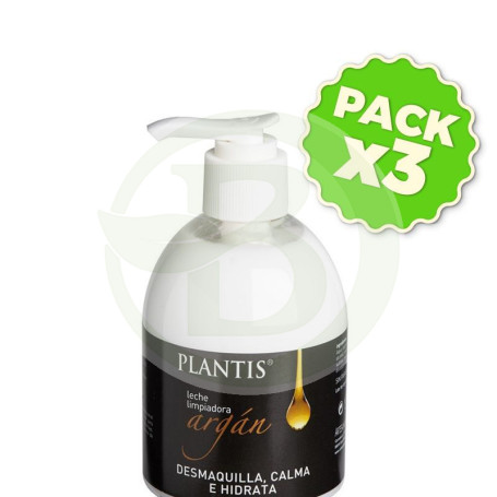 Pack 3x Leche Limpiadora de Argán 250Ml. Plantis