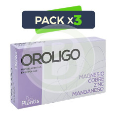 Pack 3x Oroligo 20 Ampoules Artisanat Agricole