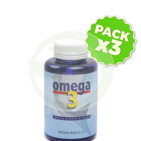 Pack 3x Omega 3 220 Cápsulas Artesanía Agrícola