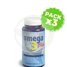 Pack 3x Omega 3 Plus 90 Gélules Artisanat Agricole