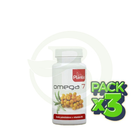 Pack 3x Omega 7 60 Cápsulas Plantis
