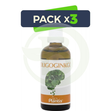 Pack 3x Oligoginkgo 100Ml. Plantis