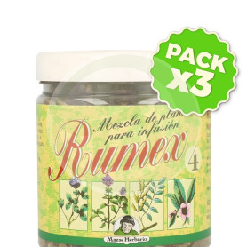 Pack 3x Rumex 4 Diurético 70G Maese Herbario