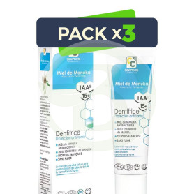 Pack 3x Dentífrico Anti-Placa con Miel De Manuka Comptoirs & Compagnies